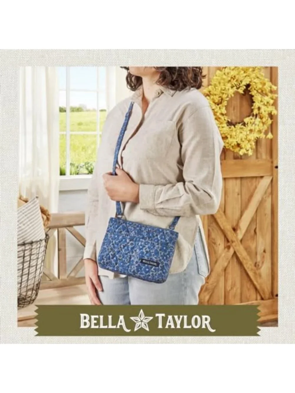 Quilted Crossbody Wallet Handbag for Women | Stylish Essentials Organizer